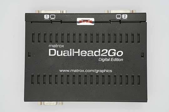 Matrox 迈创 DualHead2Go外接双显示器适配器D2G-A2D-IF